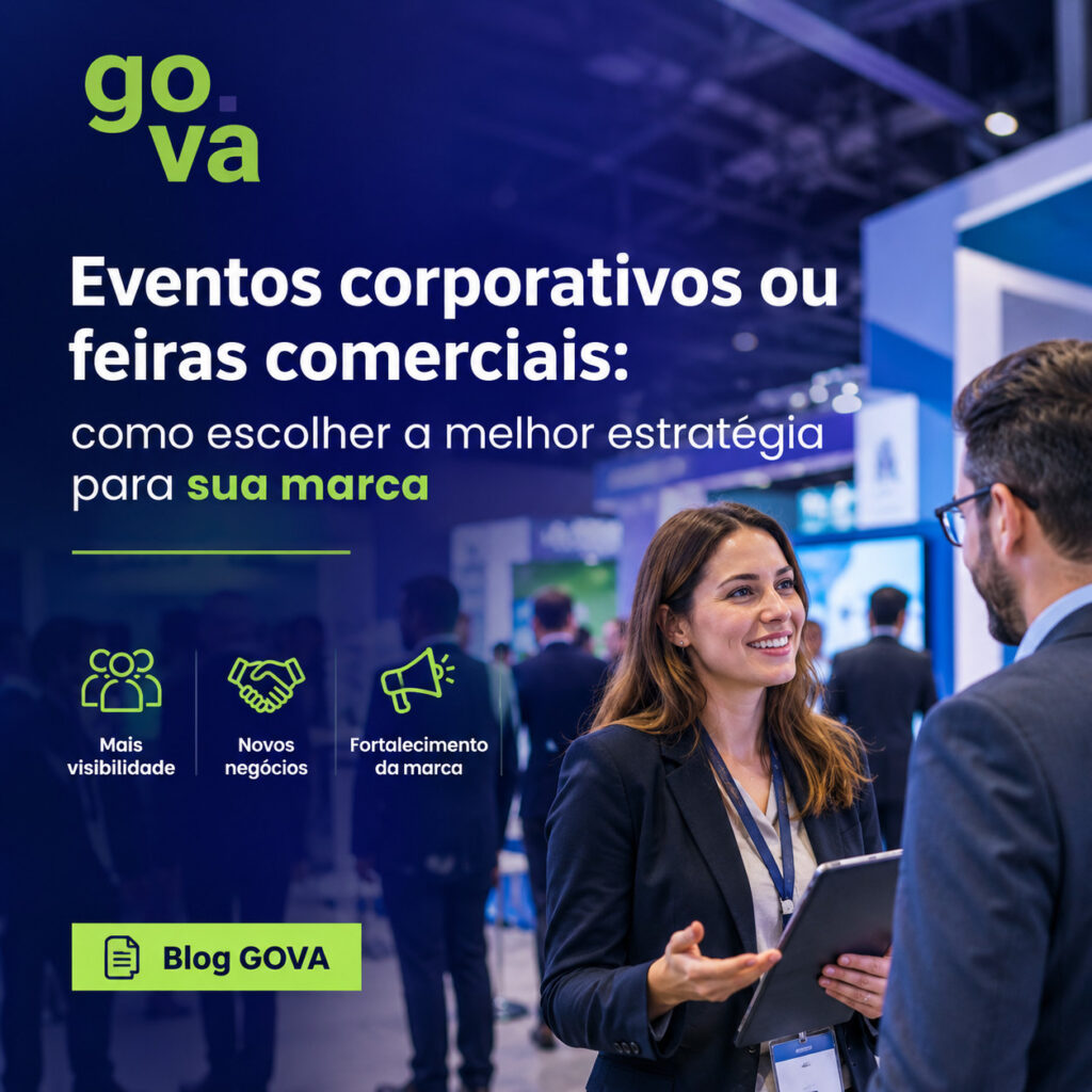 GOVA: eventos corporativos ou feiras comerciais